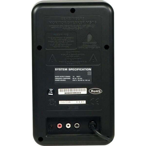 Behringer MS16 2Way Active Studio Monitor Speaker Pair